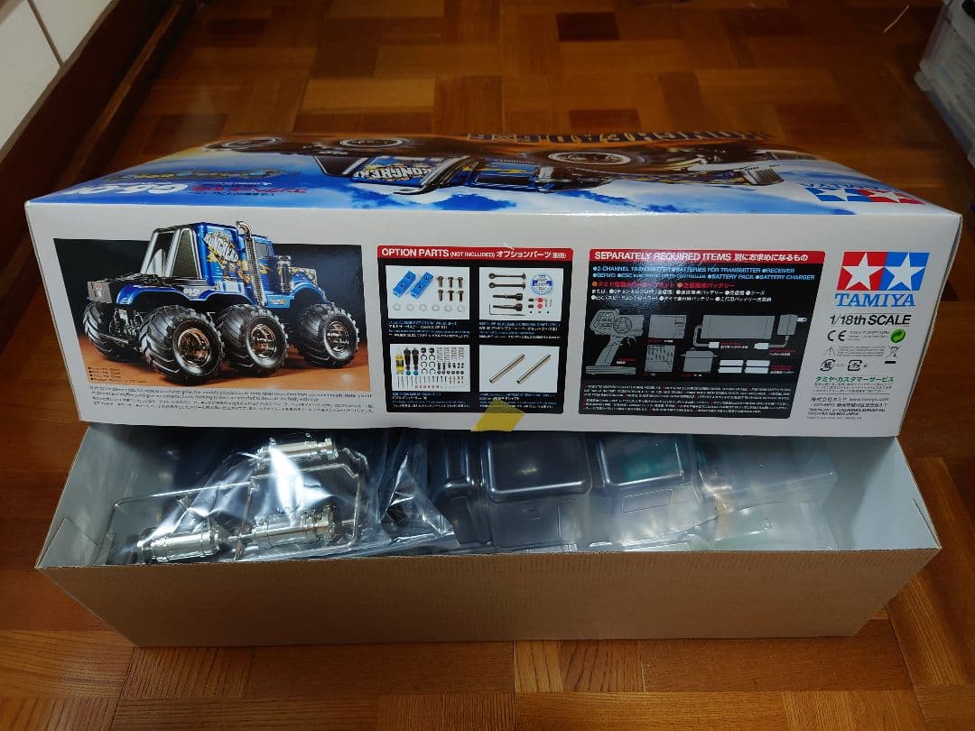 タミヤ 1/18RC コングヘッド6×6（G6-01シャーシ）