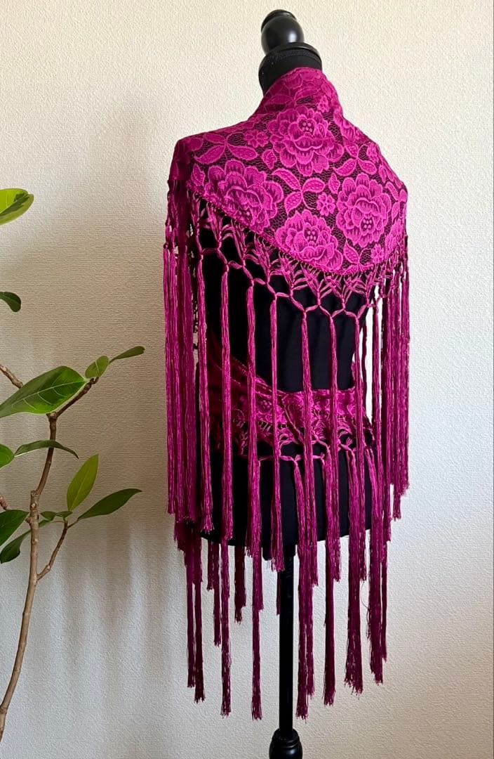 フラメンコ エレガンテレース 包まれBIG ロングフレコシージョ ブーゲンビリア