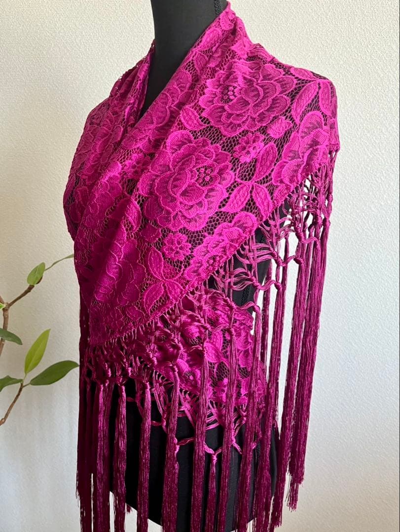 フラメンコ エレガンテレース 包まれBIG ロングフレコシージョ ブーゲンビリア