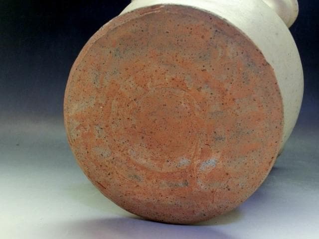 壷●唐物白釉珍獣多口瓶 古い花器 花生け 壺 古玩 中国 時代物 骨董品 希少■