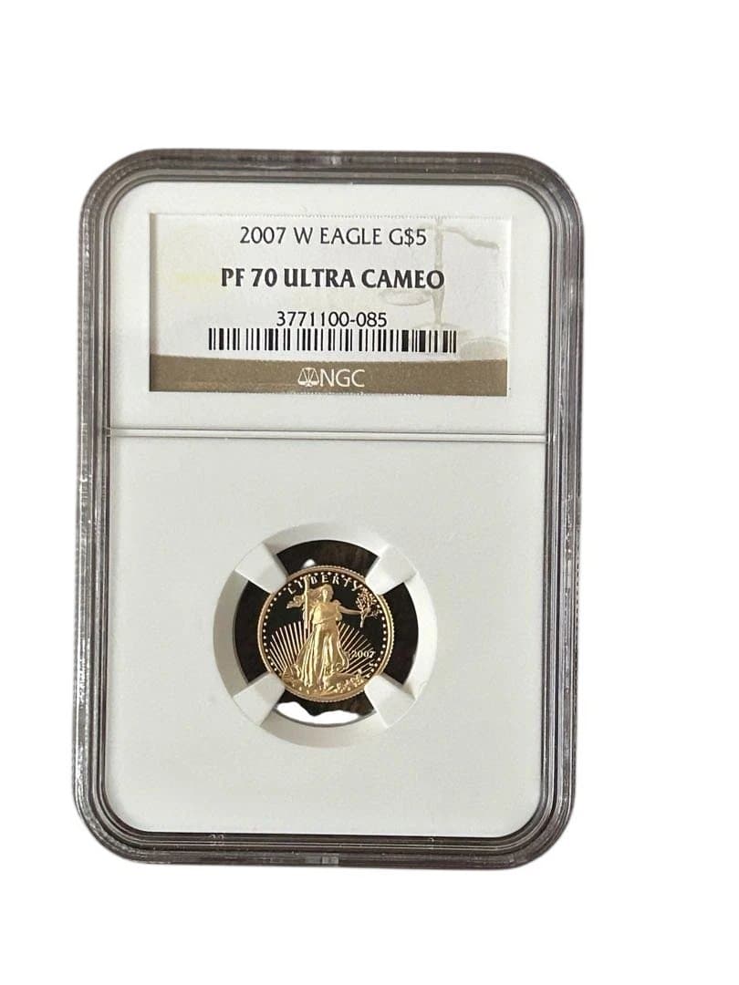 新品✨2007 W EAGLE $5 PF 70 ULTRA CAMEO