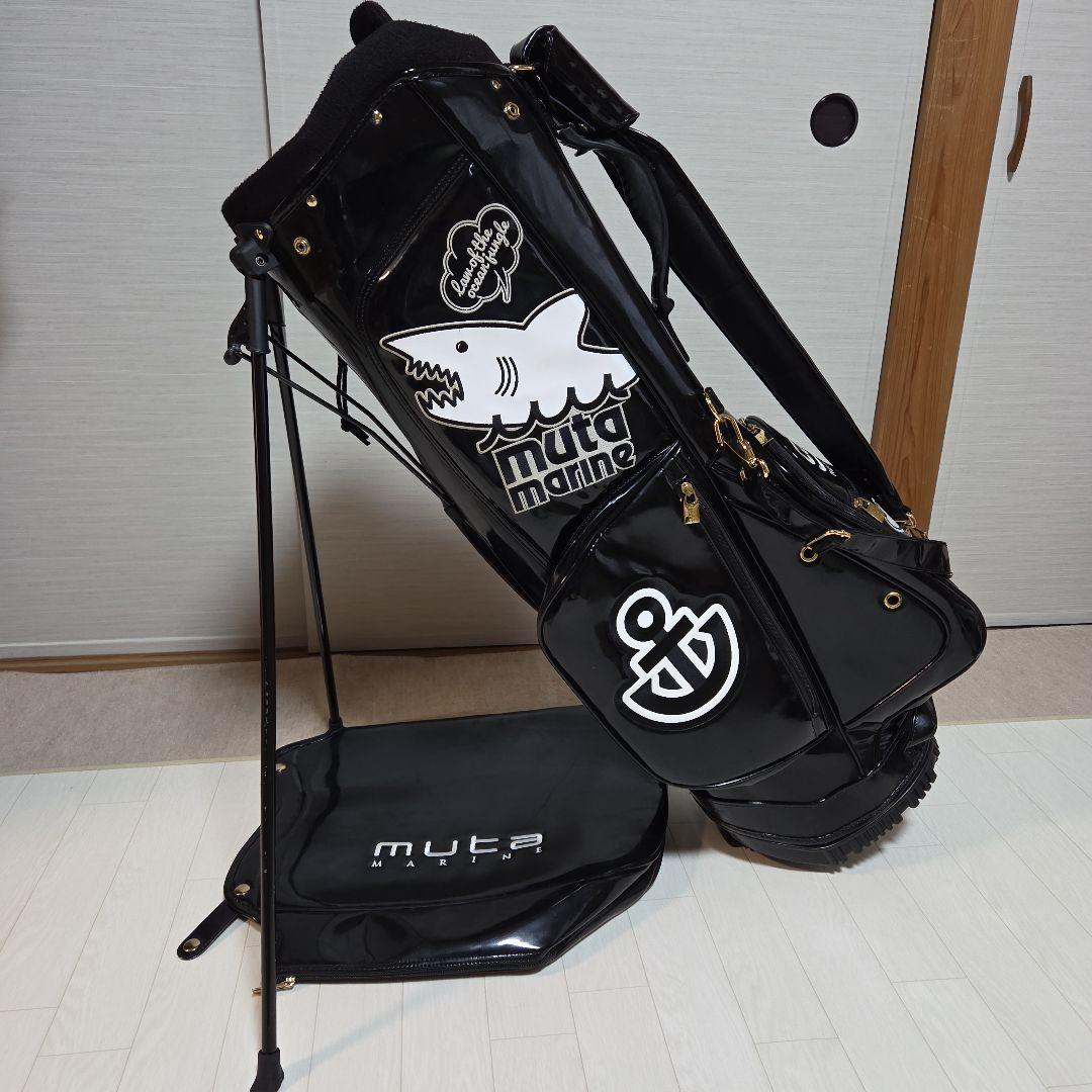 muta marine ブラックゴルフバッグ