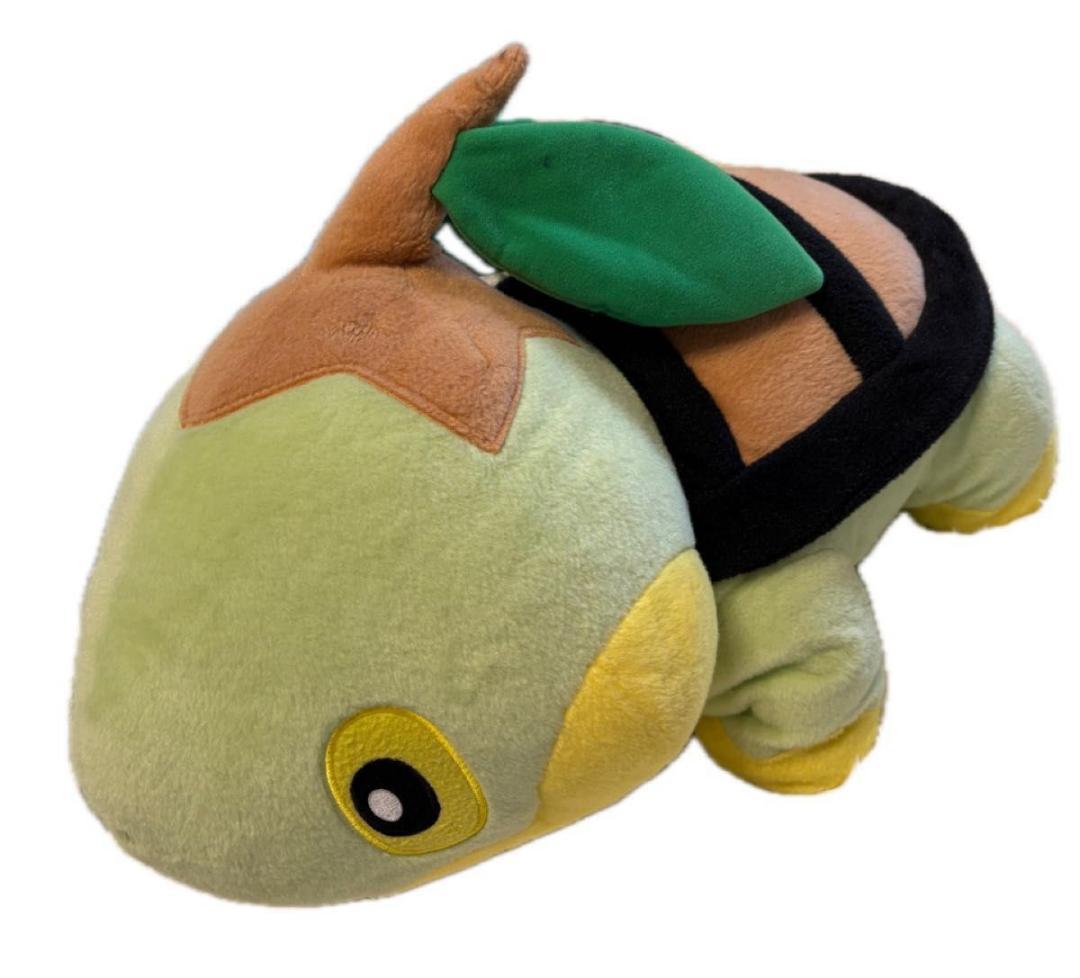 極美品　タカラトミー　ポケットモンスター　ナエトル　1/1　ぬいぐるみ　等身大