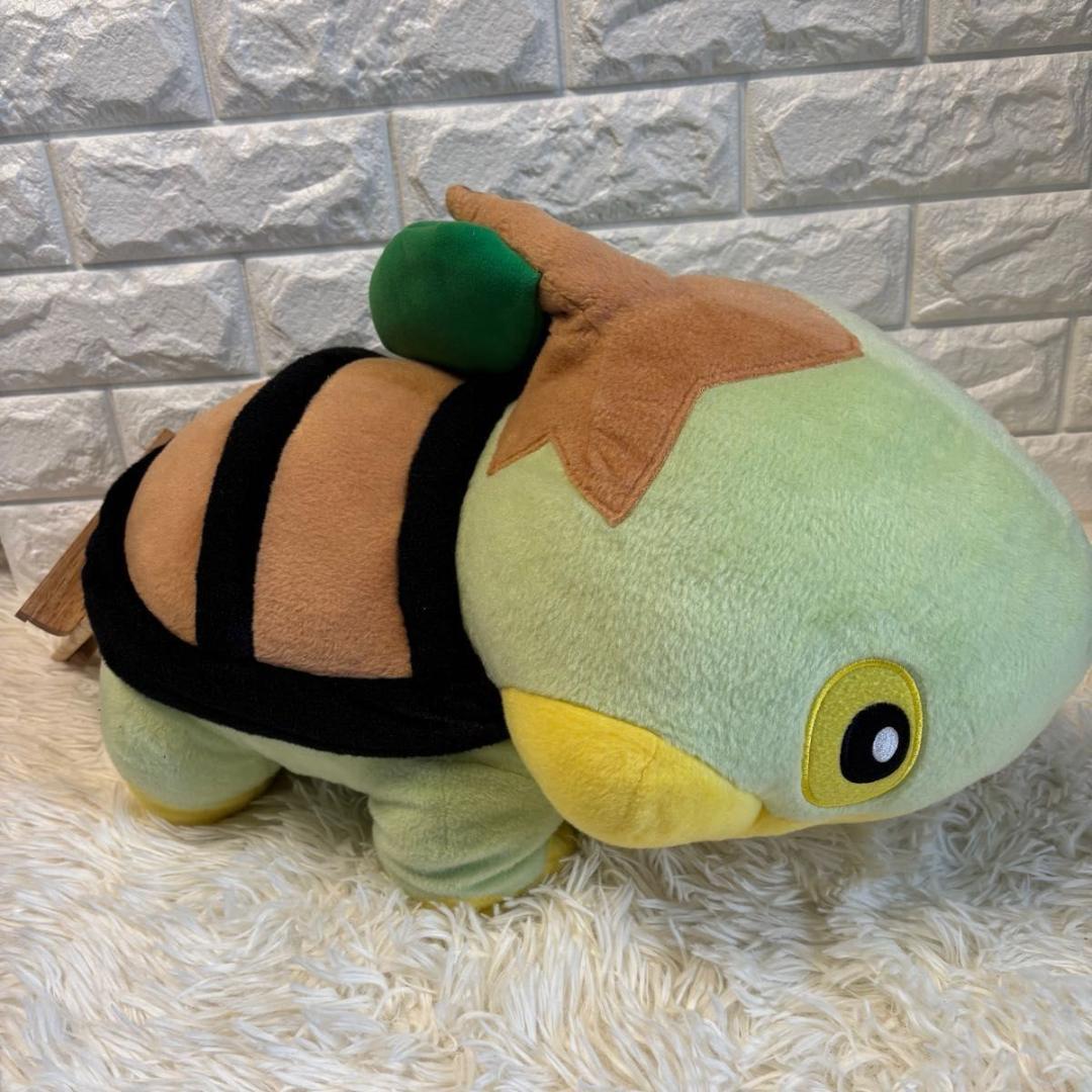 極美品　タカラトミー　ポケットモンスター　ナエトル　1/1　ぬいぐるみ　等身大