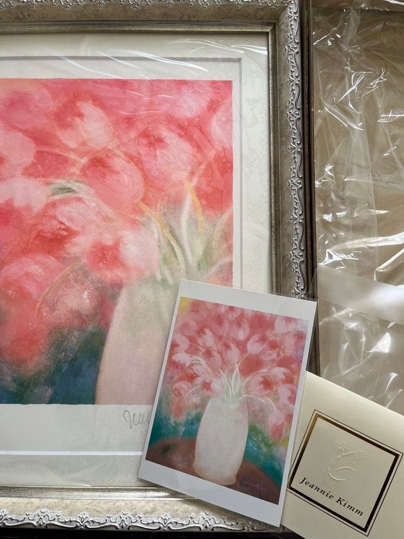 版画　ジニー・キム　直筆サイン　165枚限定ジクレー 新品額入り