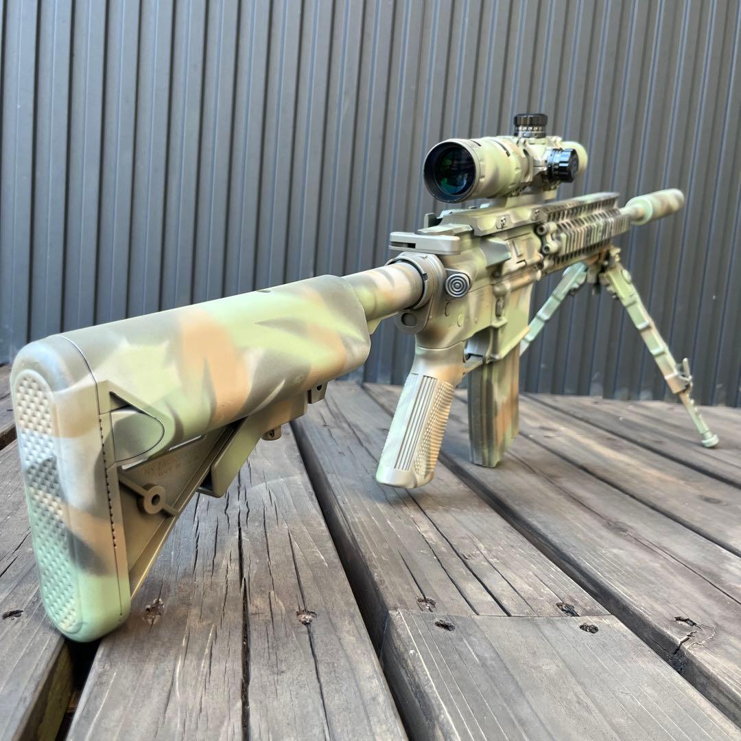 【マイ】東京マルイ レシーライフル＋ショートスコープ+スペアマグ+パーネル