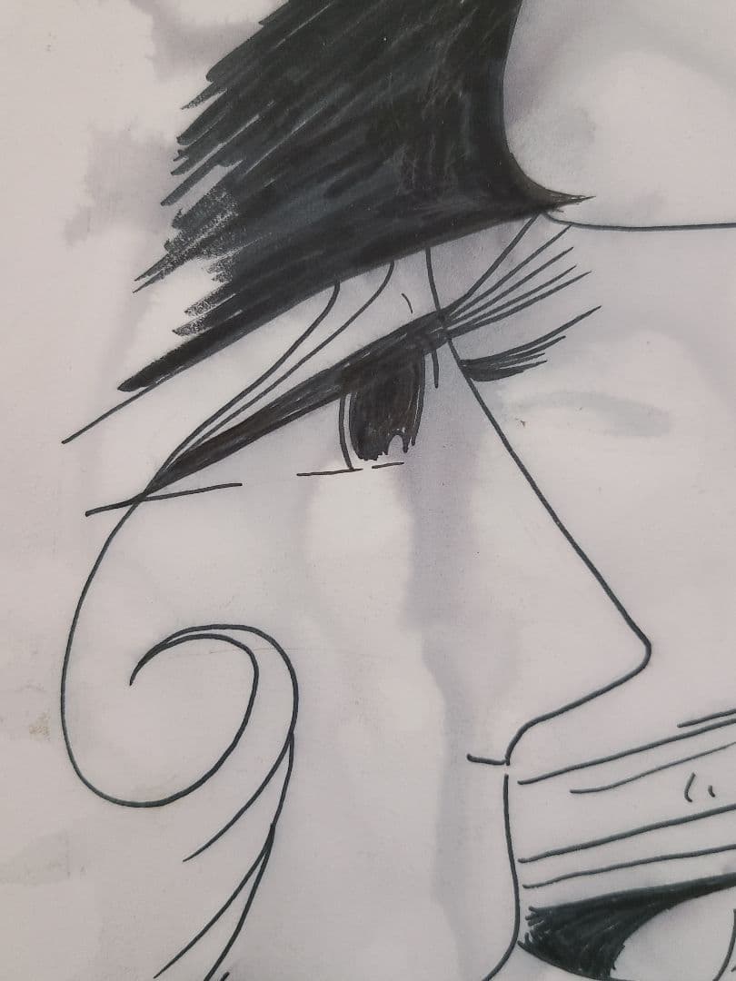 真作　松本零士　サイン　直筆サイン　イラスト　星野鉄郎　メーテル