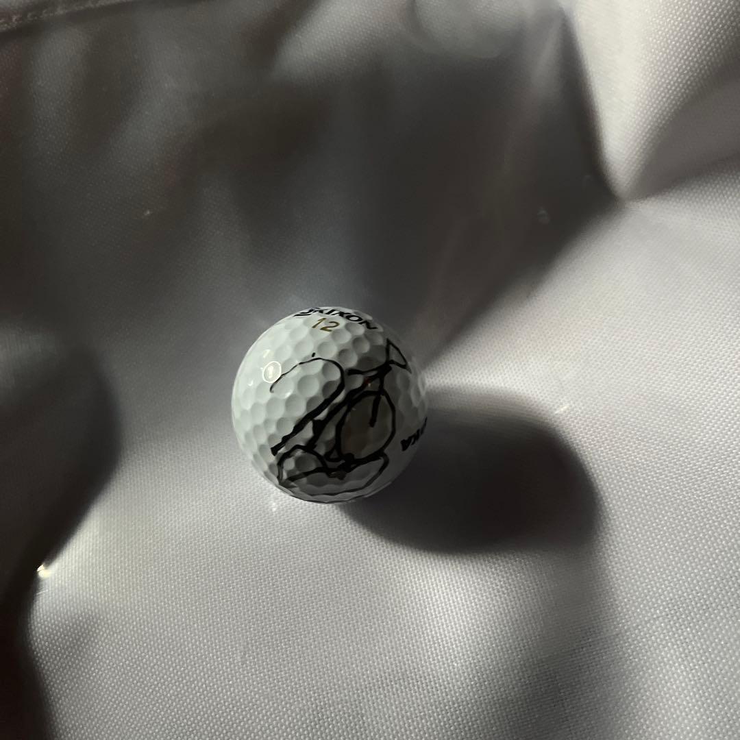 ゴルフネームボール　女子プロ　サイン