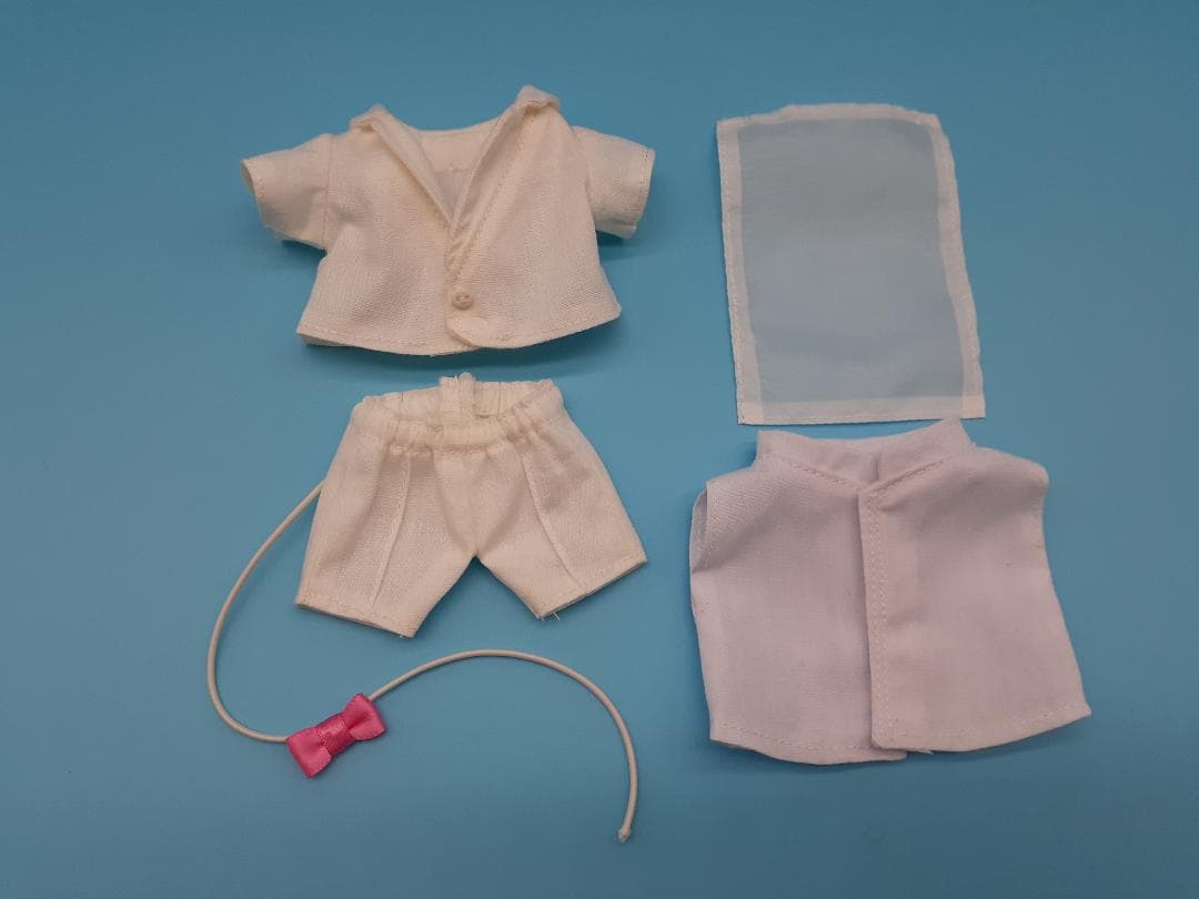 ちびぬい　なにわ男子　1stLove＆花婿風　服　衣装　白スーツ　道枝駿佑