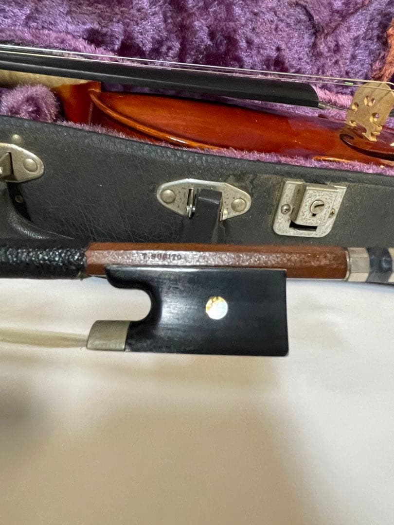 スズキNo.360 バイオリン4/4 1976年製　毛替え済　ケース、肩当付属