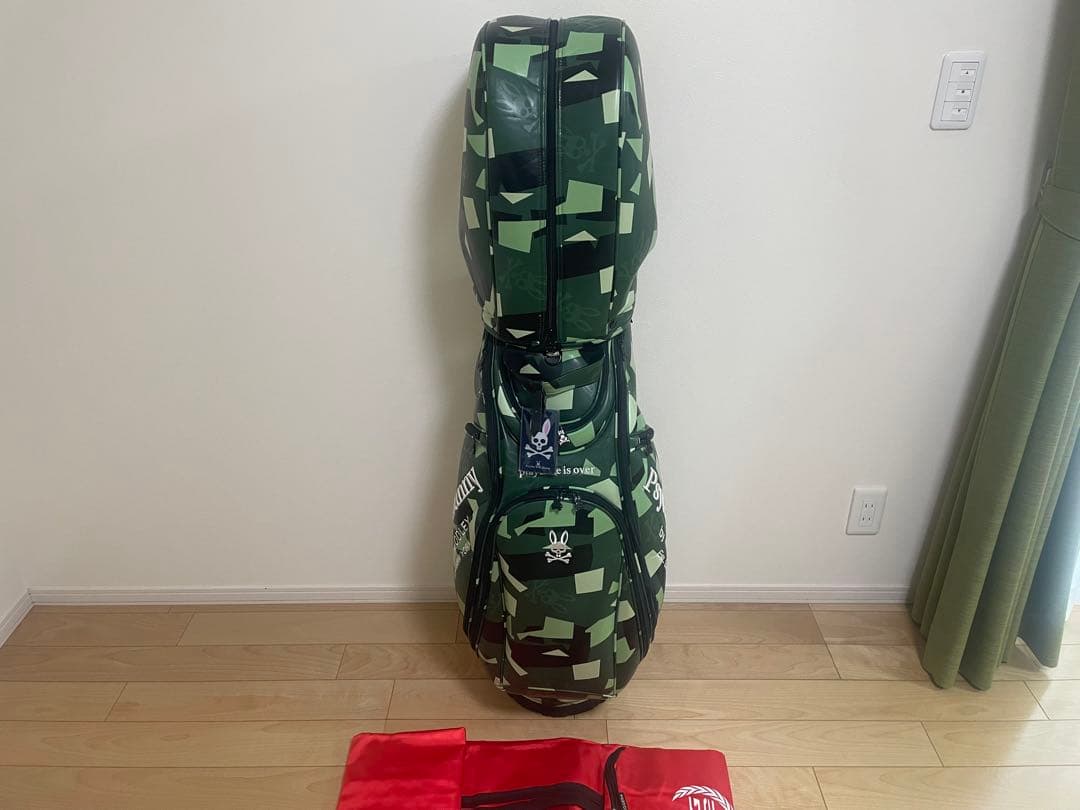 Psycho Bunny キャディバッグ サイコバニー カモフラージュ 迷彩