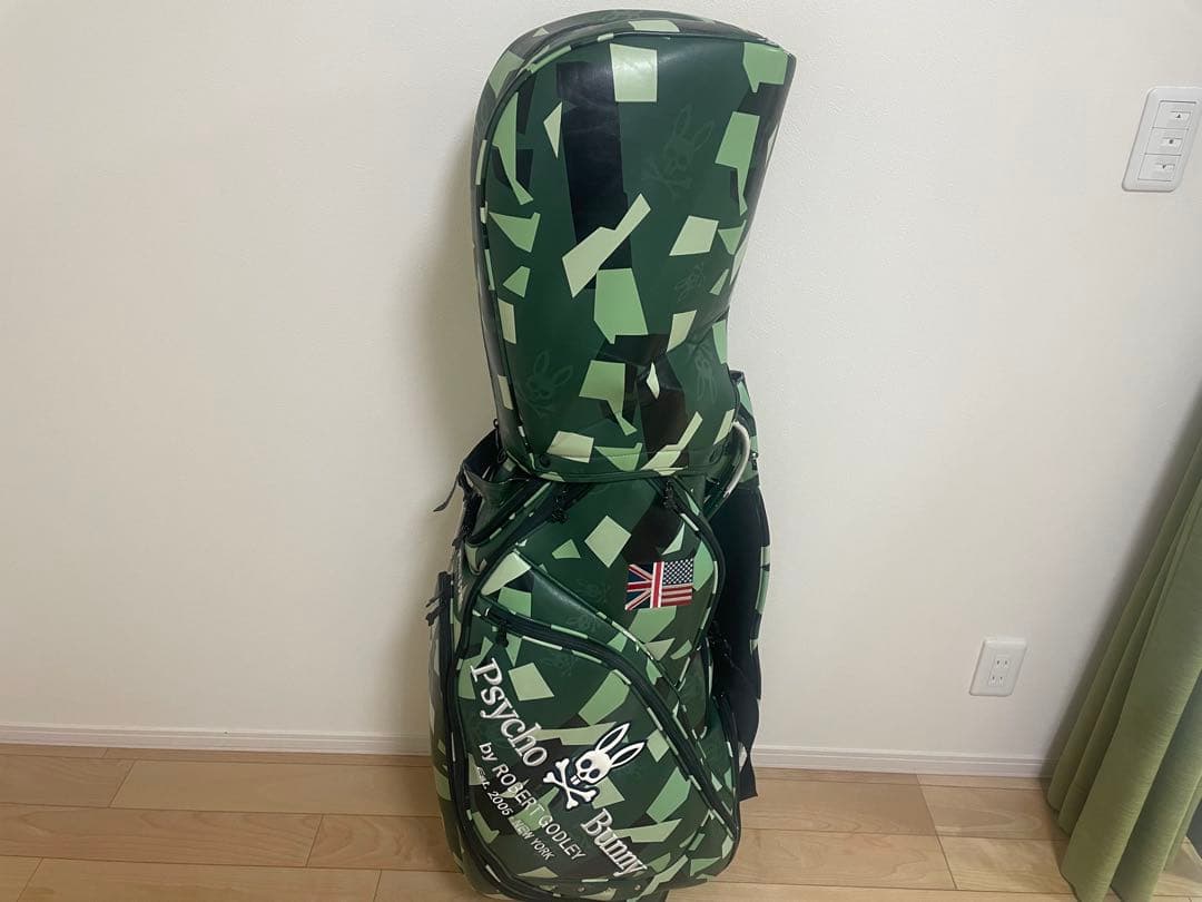 Psycho Bunny キャディバッグ サイコバニー カモフラージュ 迷彩