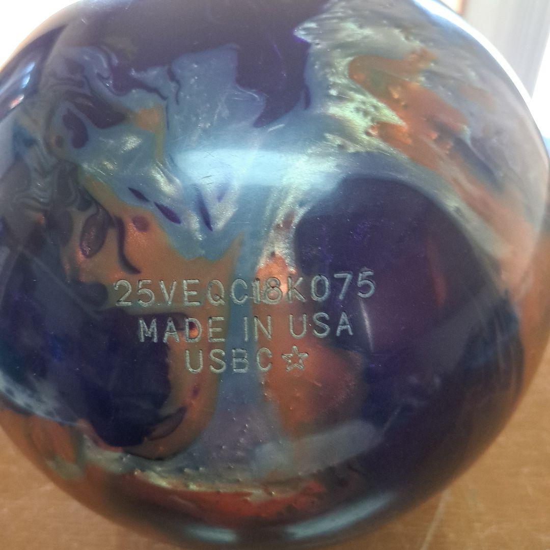 STORM　EQUINOX ボウリングボール 紫黒マーブル本州のみ送料込み。