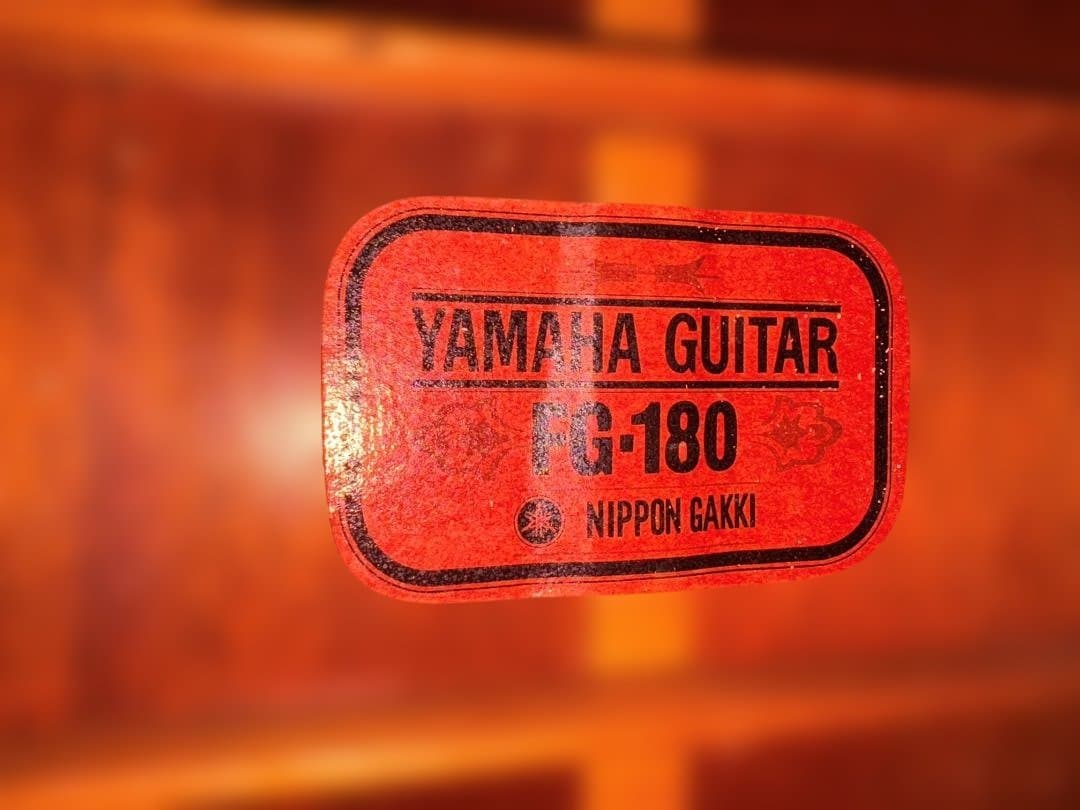 ★ヤマハFG-180赤を弾かなきゃアコギは語れないぜ！超激爆鳴・超美品★