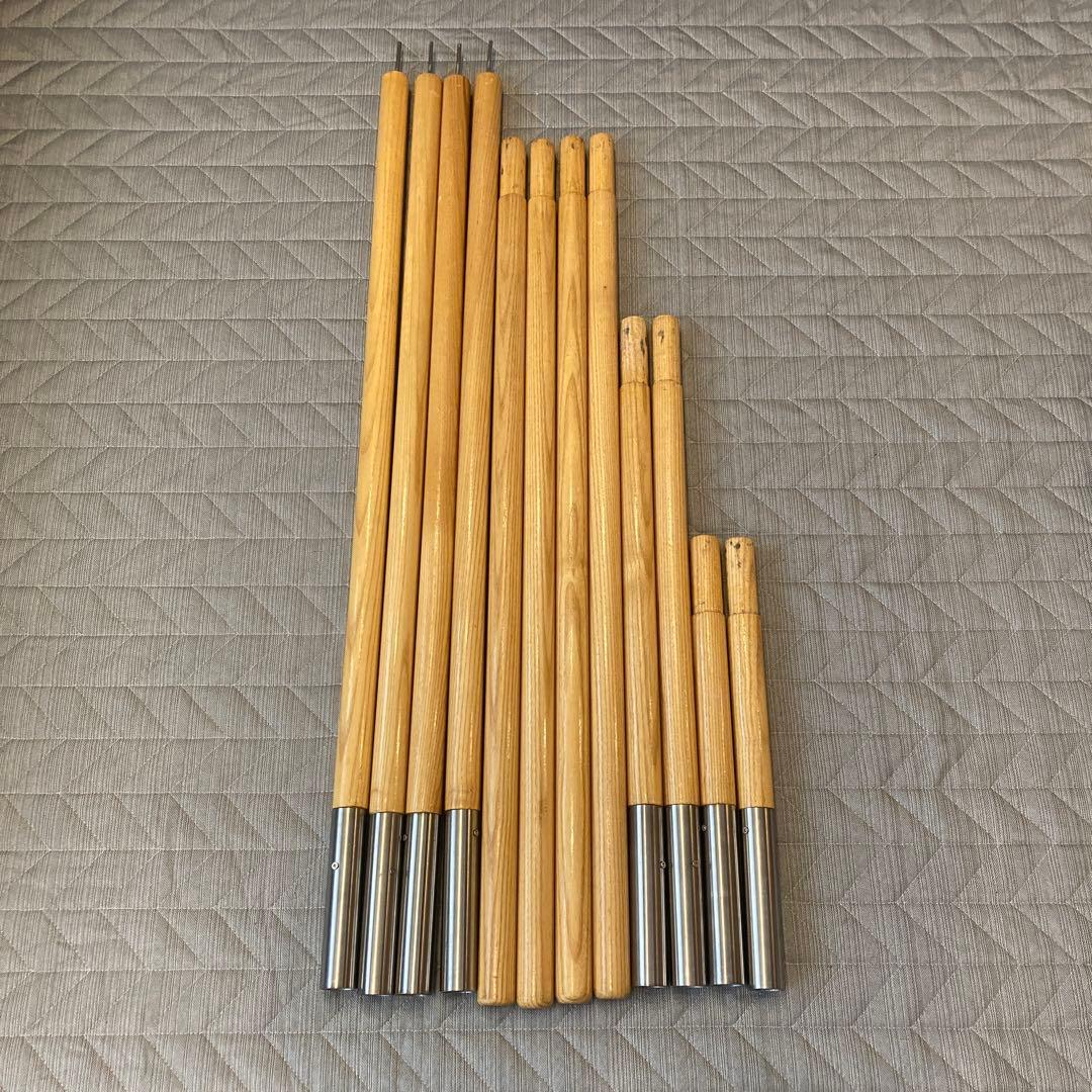 ウッドポール 自作品 240cm 215cm 182cmに付け替え可能