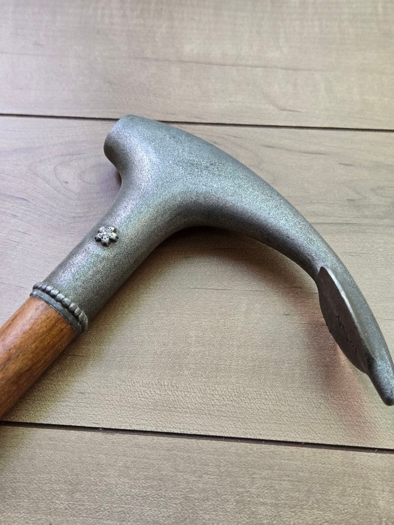 希少　日本海軍　傷痍軍人杖　日名子実三作