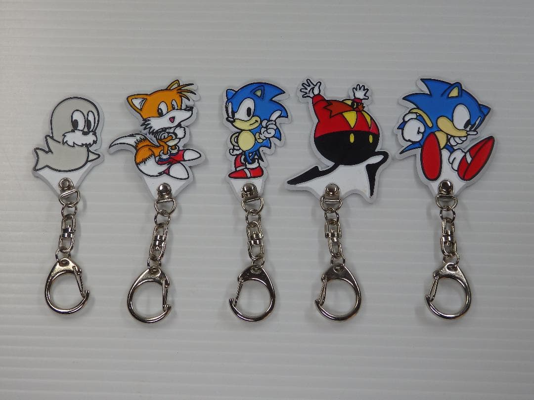 ソニック・ザ・ヘッジホッグ キーホルダー テイルズ 5種まとめ レトロ