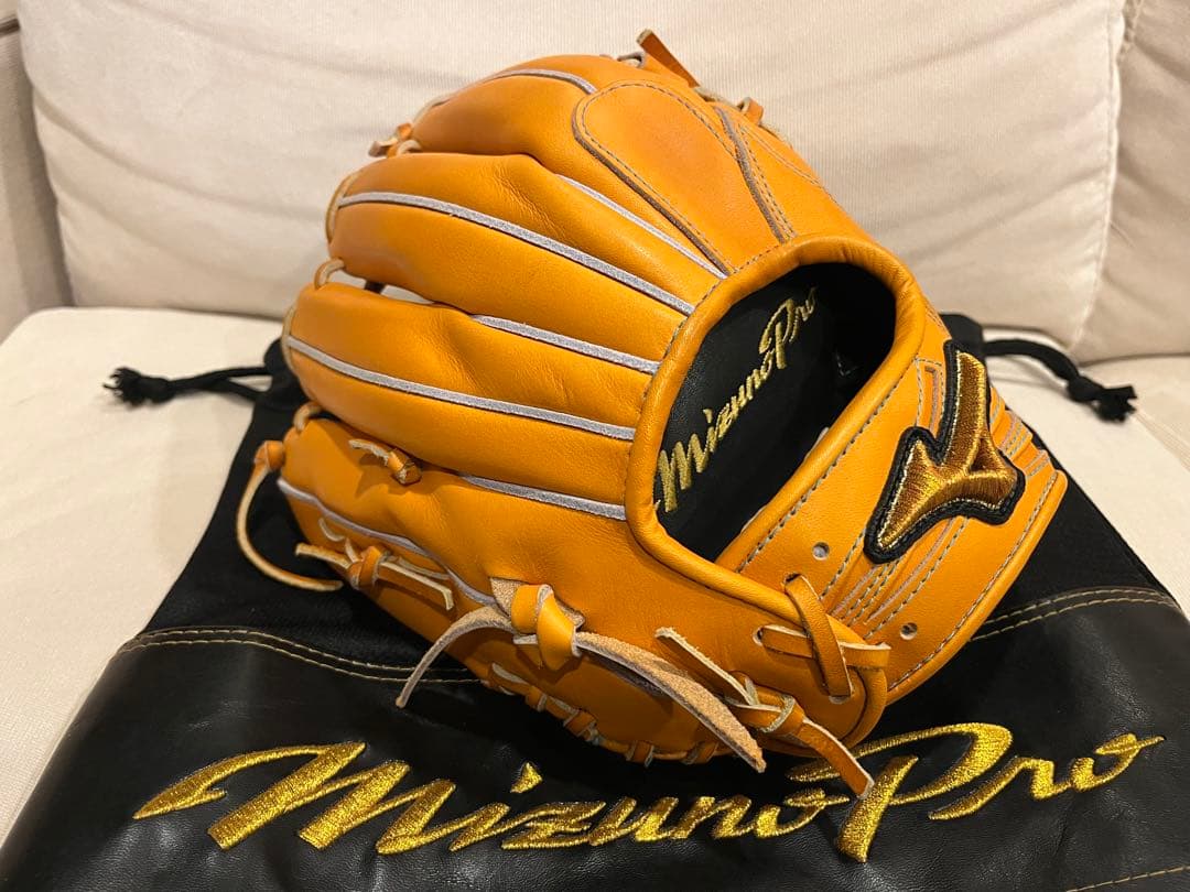 【極美品】MizunoPro ミズノプロ オーダー 内野用軟式グラブ サイズ10