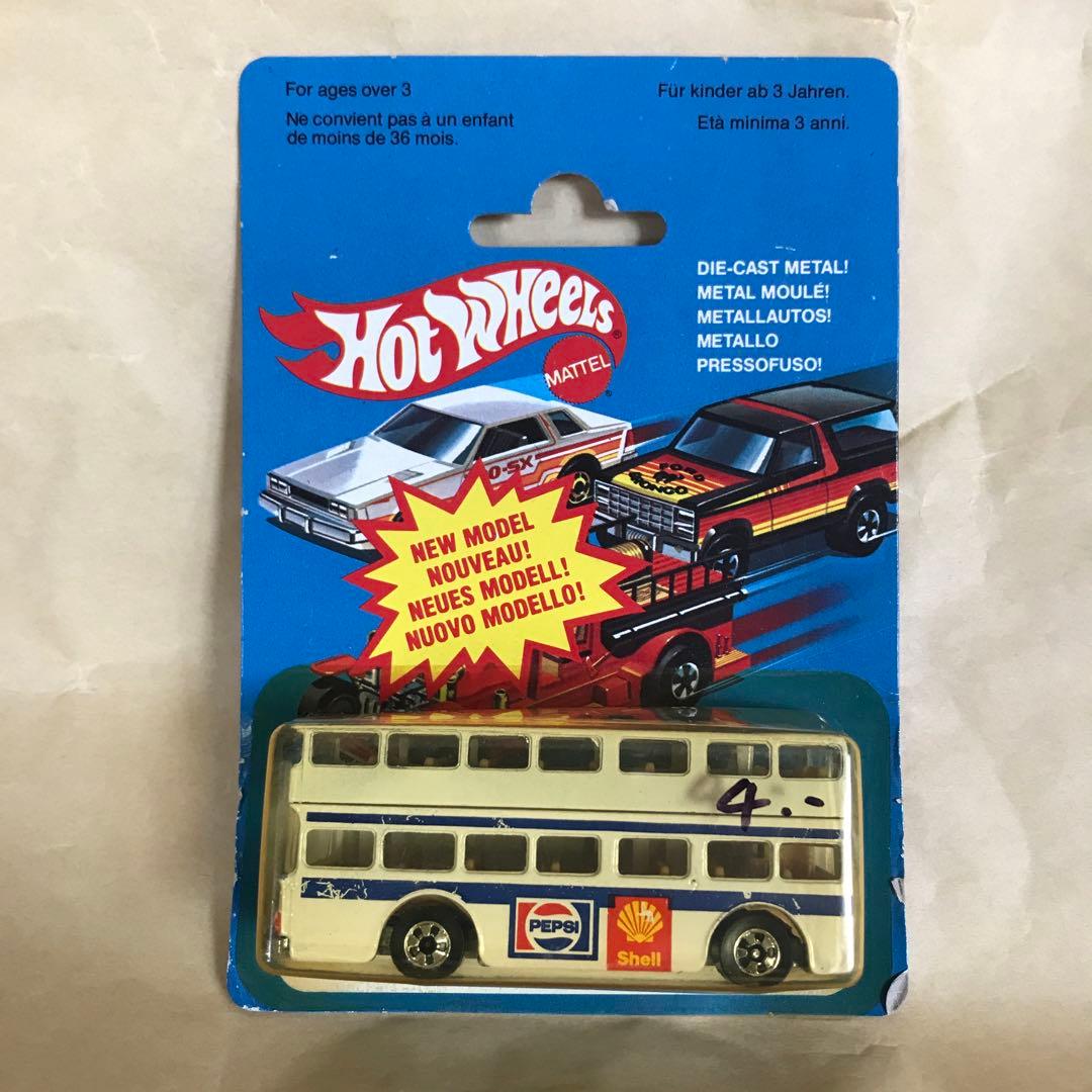 未開封　Hot Wheels Double Deck Bus バス ダイキャスト