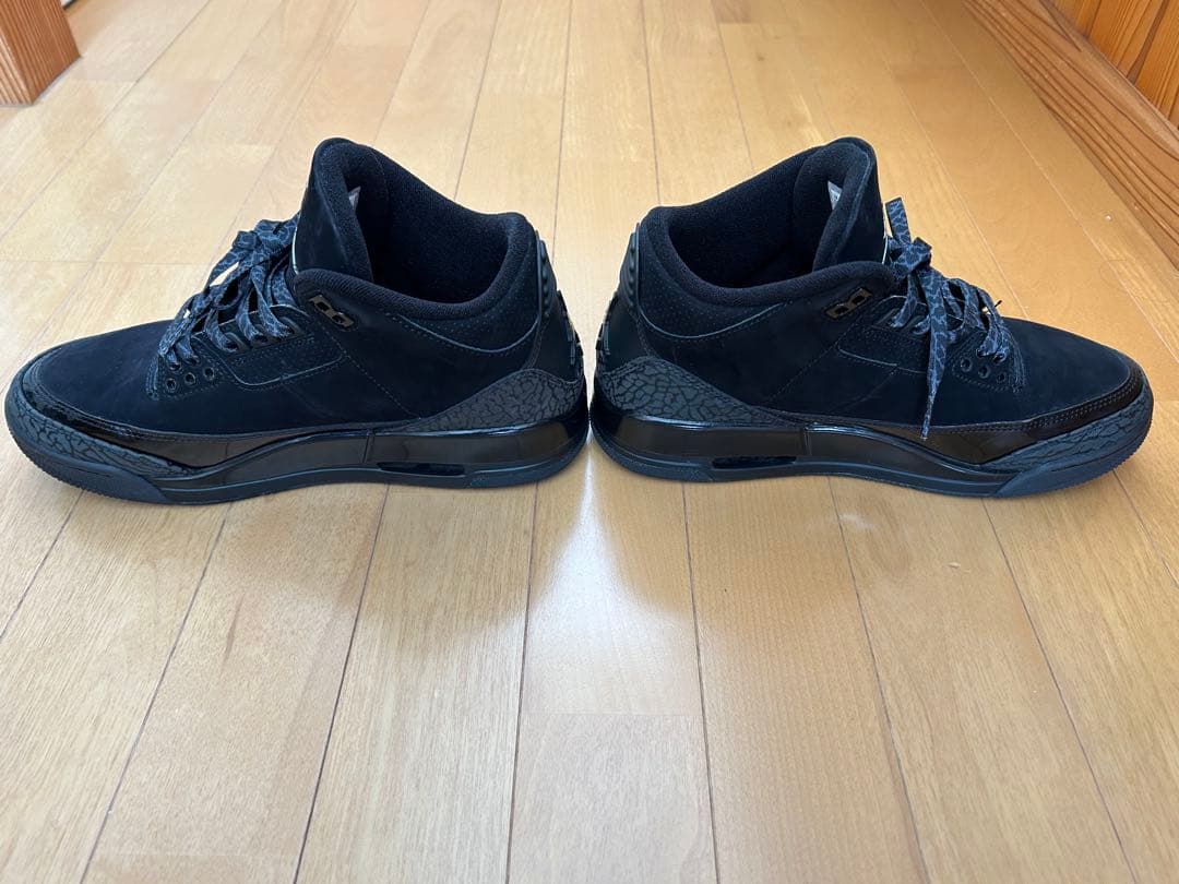 シューズ(男性用) NIKE AIR JORDAN 3 RETRO BLACK CAT 26.5cm