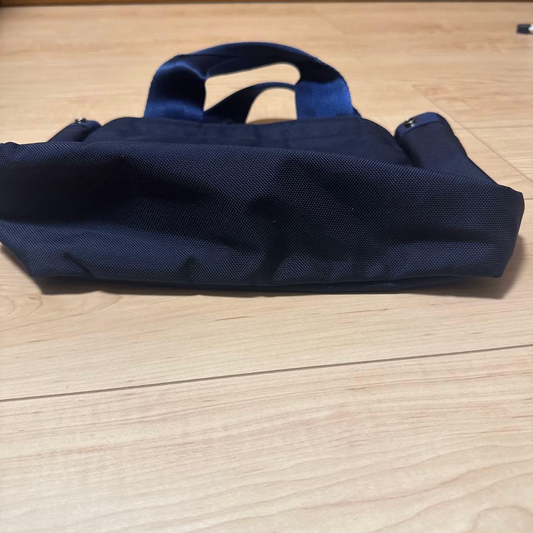 美品☆ブリーフィングバック　ネイビー