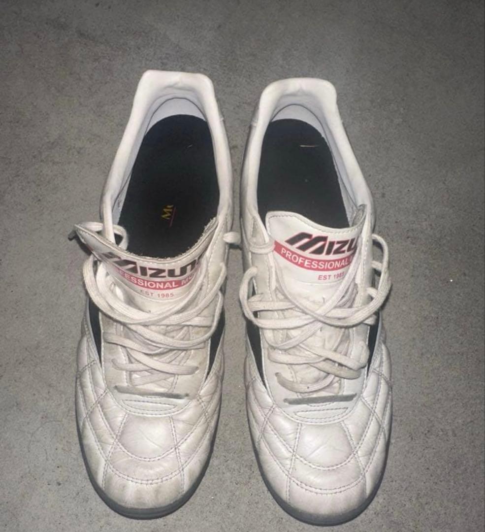 ミズノ サッカーシューズ ホワイト/ブラック/レッド