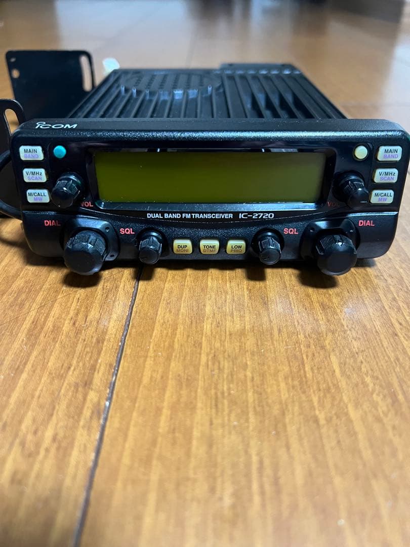 Icom IC-2720D フレキシブルマイク、DC DCアマチュア無線ジャンク