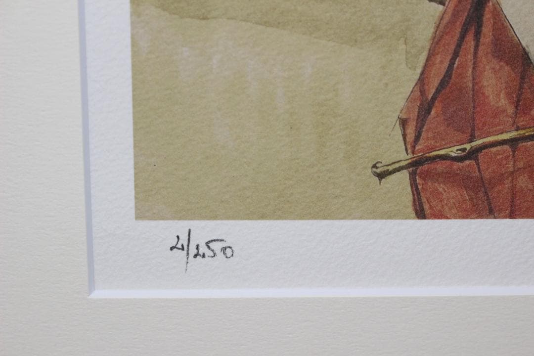 藤田嗣治 エスタンプリトグラフ「少女」 2/250