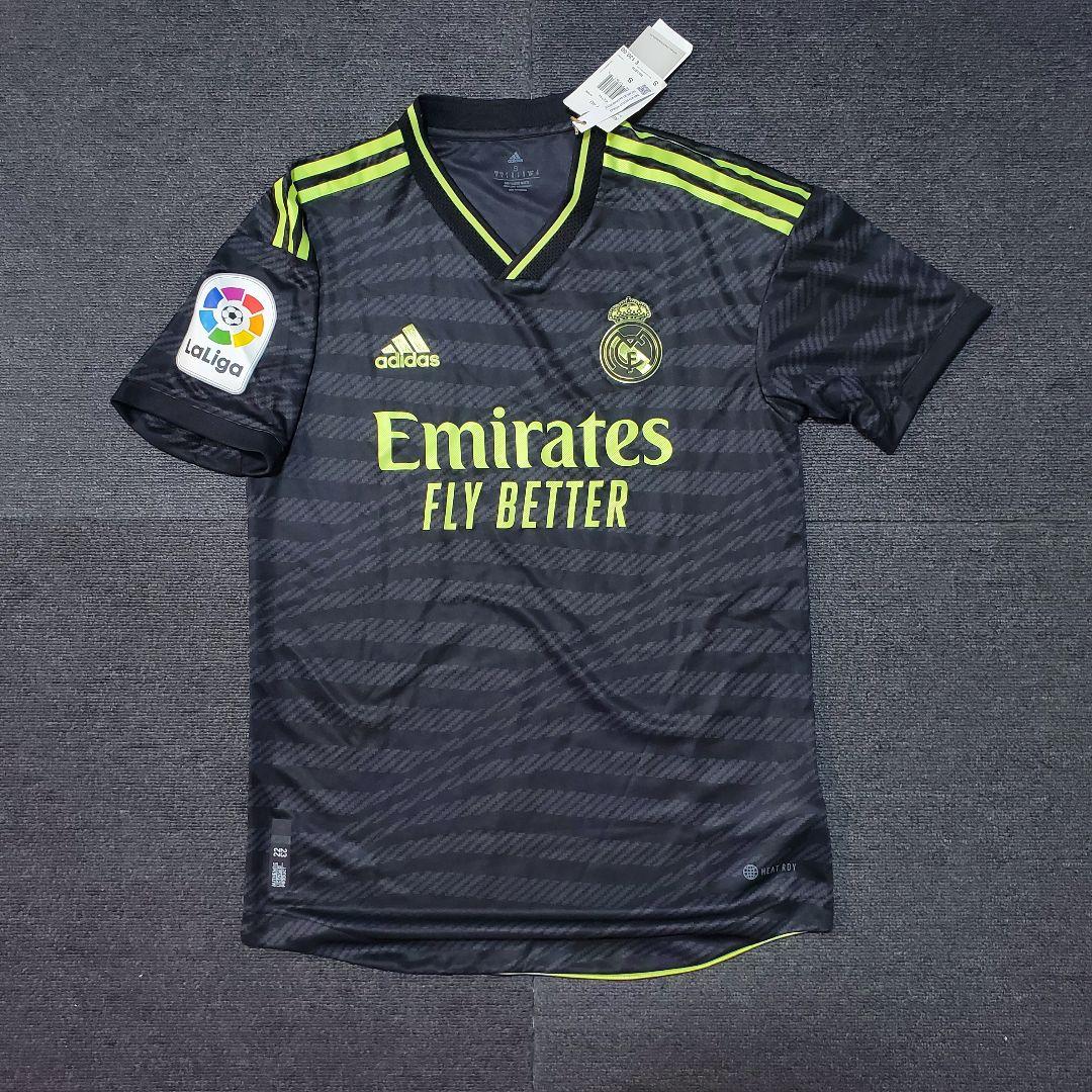 新品正規品　adidas リアルマドリード　オーセンティックユニフォーム　黒　M