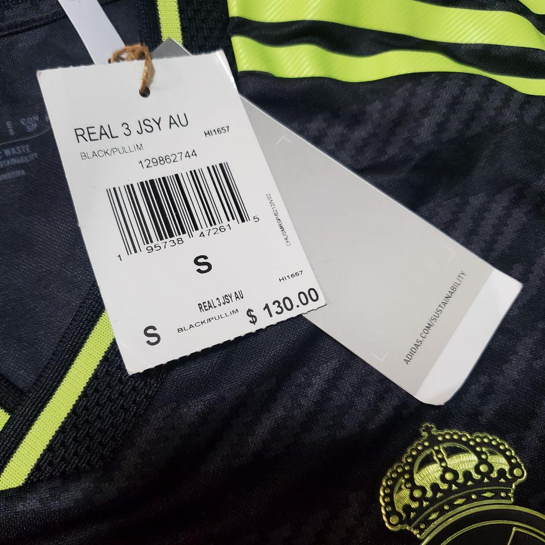 新品正規品　adidas リアルマドリード　オーセンティックユニフォーム　黒　M