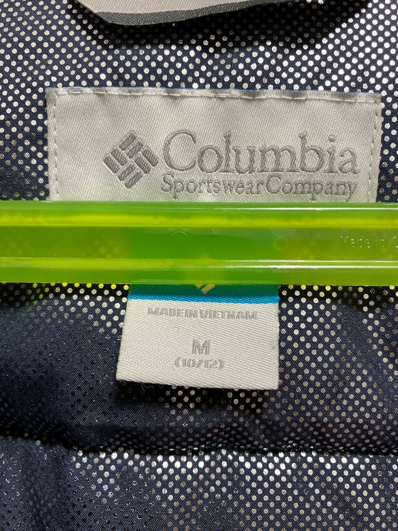 Columbia OMNI-HEAT ダウンジャケットキッズ Mネイビーピンク