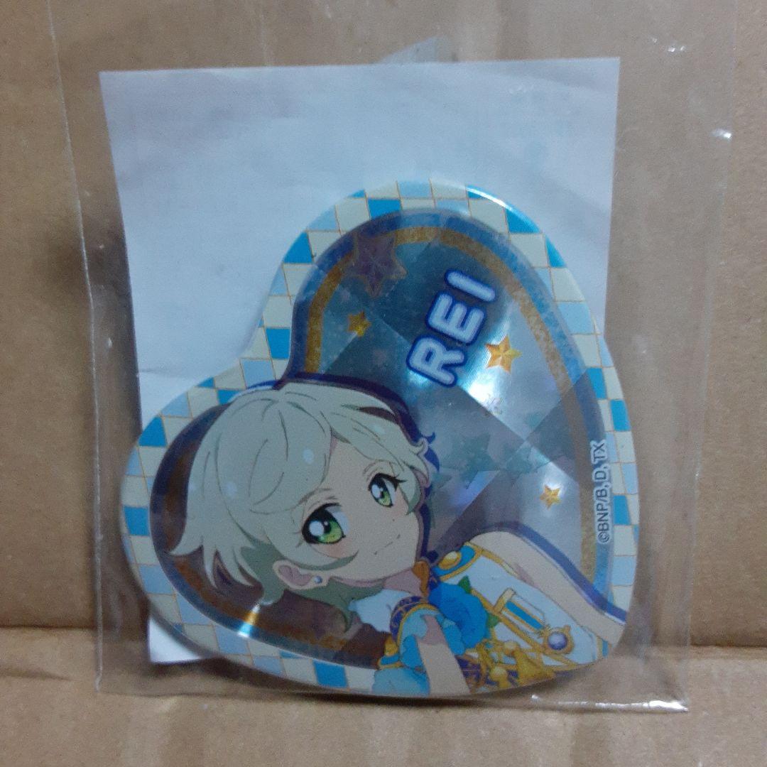 アイカツ 騎咲レイ オフシャルショップ限定 グリッター ガラポン 缶バッジ