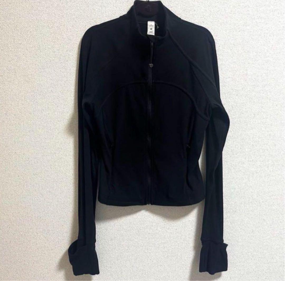 lululemon ルルレモン　ヨガ　ランニング　リブ　ブラック　ジャケット