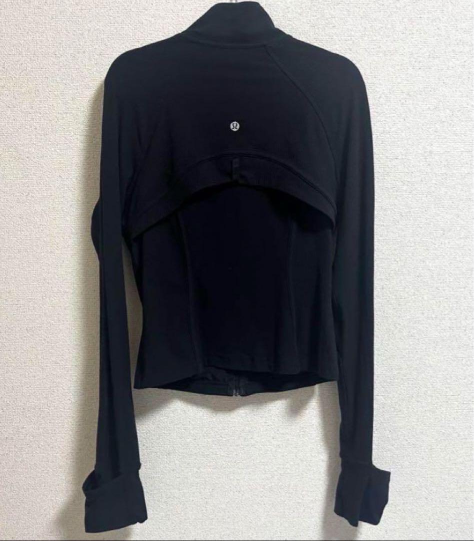 lululemon ルルレモン　ヨガ　ランニング　リブ　ブラック　ジャケット
