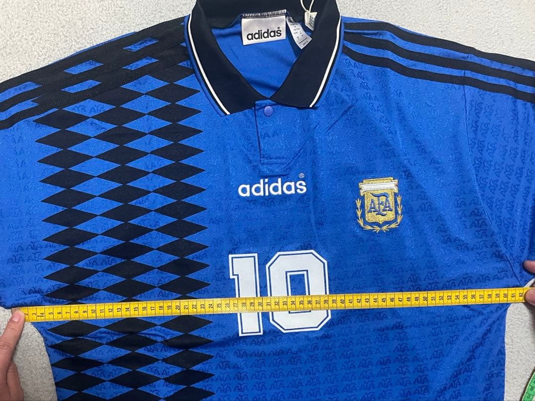 限定品 新品 アルゼンチン代表 94 アウェイ ユニフォーム 復刻版メッシ2XL