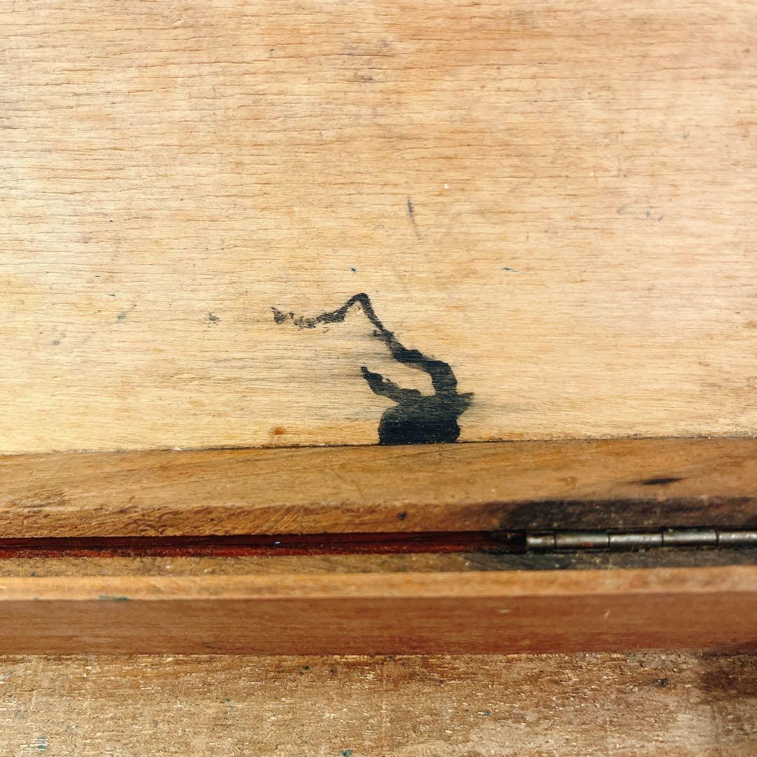 フランス　良いアンティーク感のウッドボックス