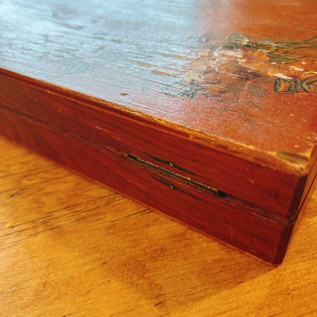 フランス　良いアンティーク感のウッドボックス