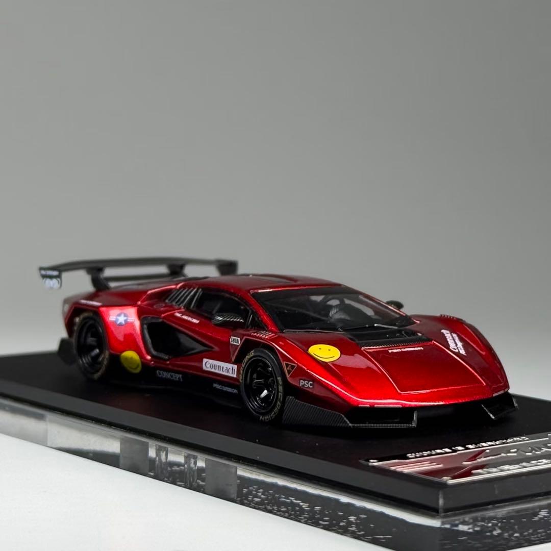 TIMEMICRO 1/64 ランボルギーニ カウンタック レッド 未開封