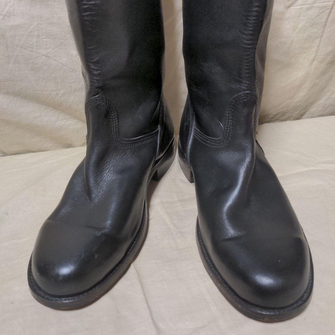 本革半長靴　ブーツ　日本海軍　第三種軍装タイプ　白バイ　コスプレ　本皮　27