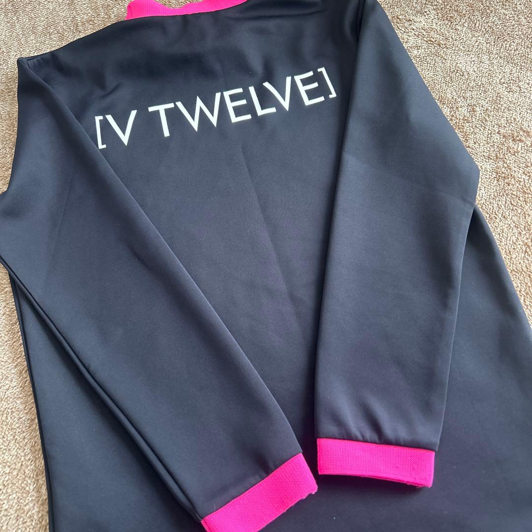 黒ピンク 長袖シャツ [V TWELVE]