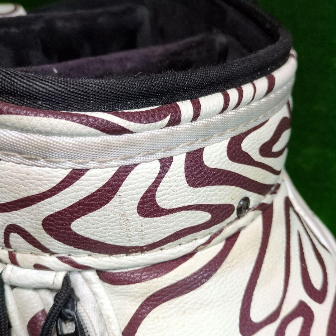 ゼブラ柄 ゴルフキャディバッグ OAKLEY