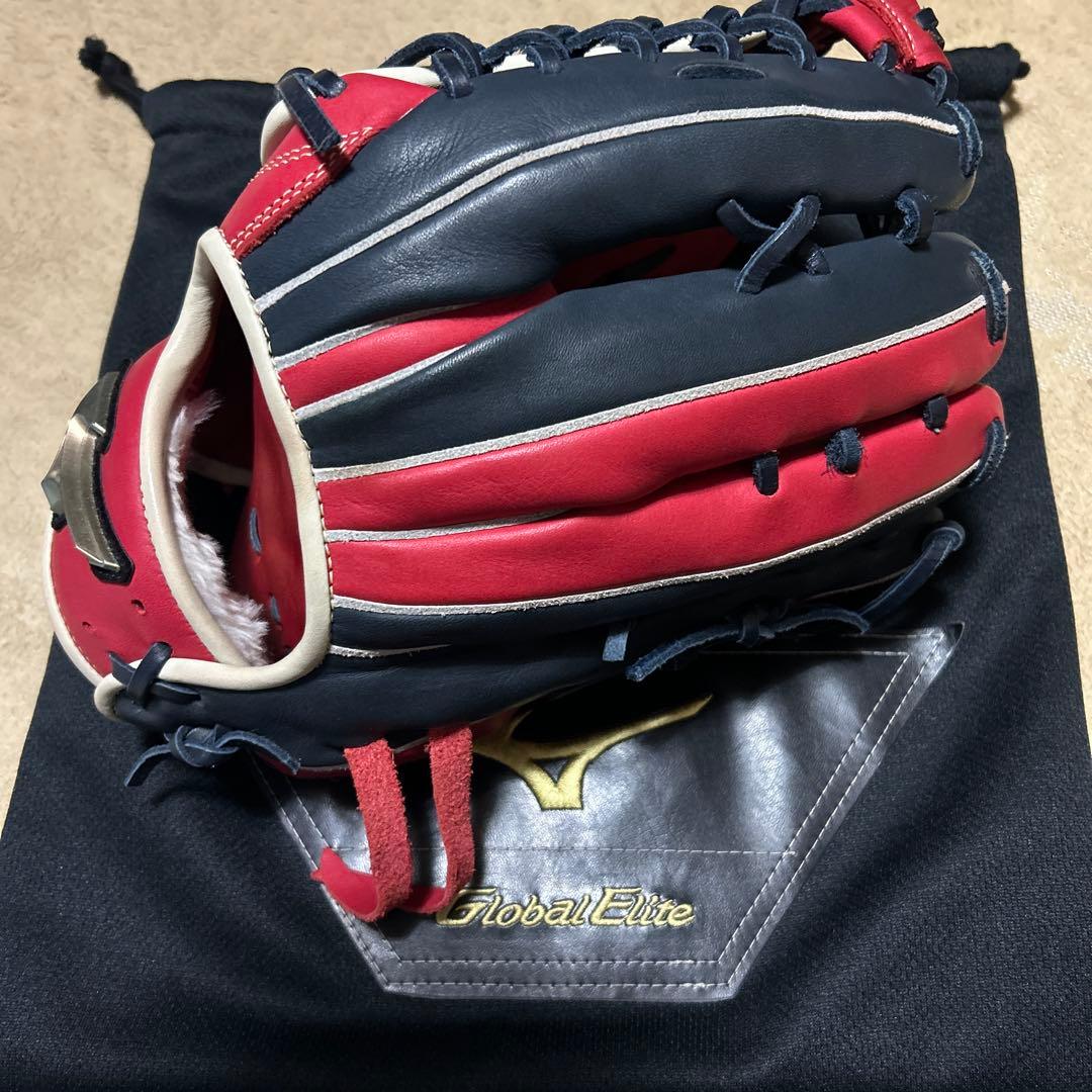 グローブ 外野 軟式 ミズノ グローバルエリート 左投げ