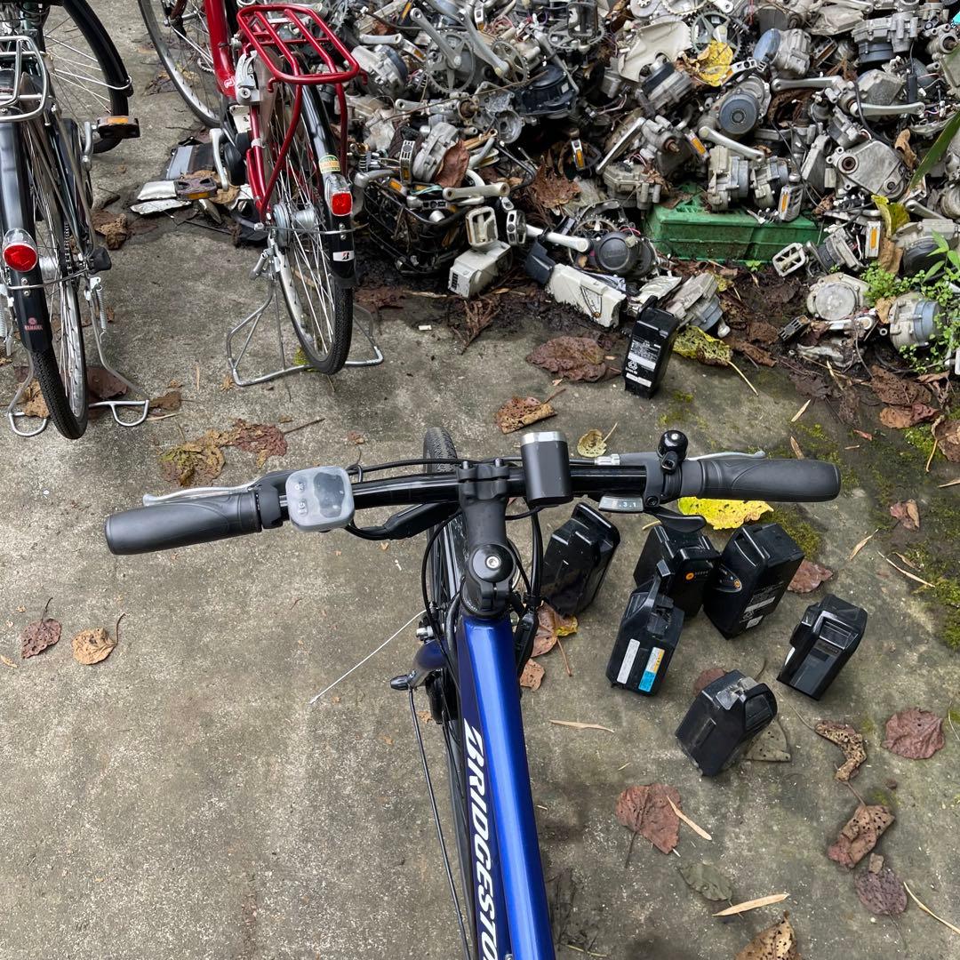 ブリヂストン 電動アシスト自転車 青　b200
