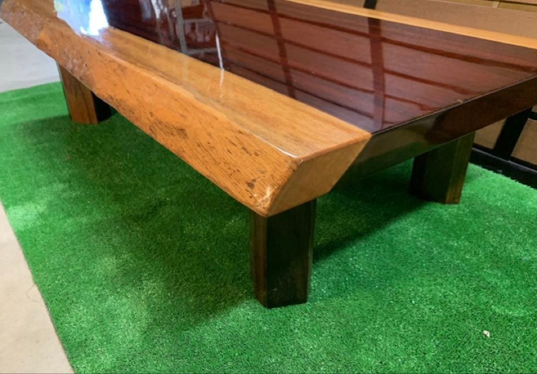 （中古品）　木製座卓 ダークブラウン。　配送なし、取りに来れる方のみ。