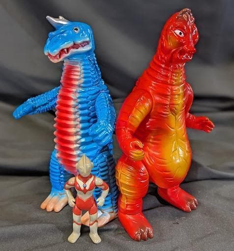 アボラス＆バニラ（ブルマァク復刻）ソフビフィギュア２体セット＋１