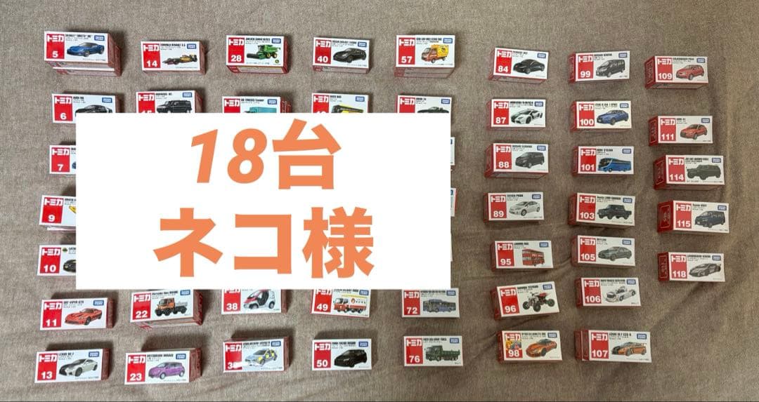 ☆ネコ様 トミカ ミニカー セット 未使用