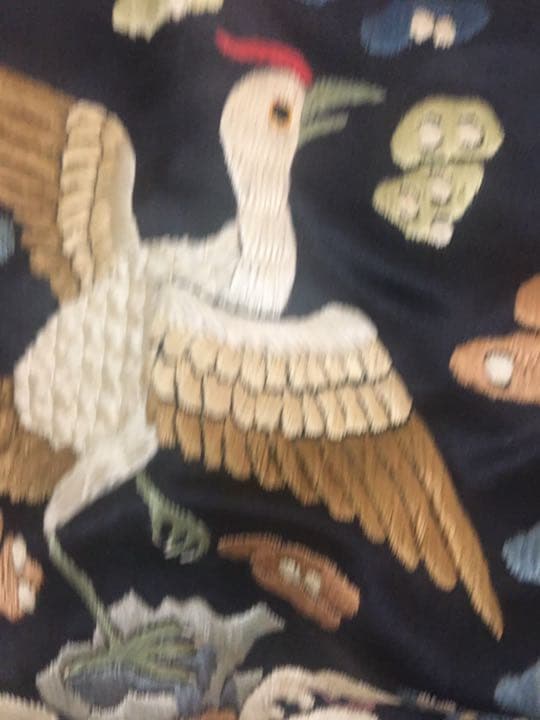 刺綉 中国美術 清時代 官服补子