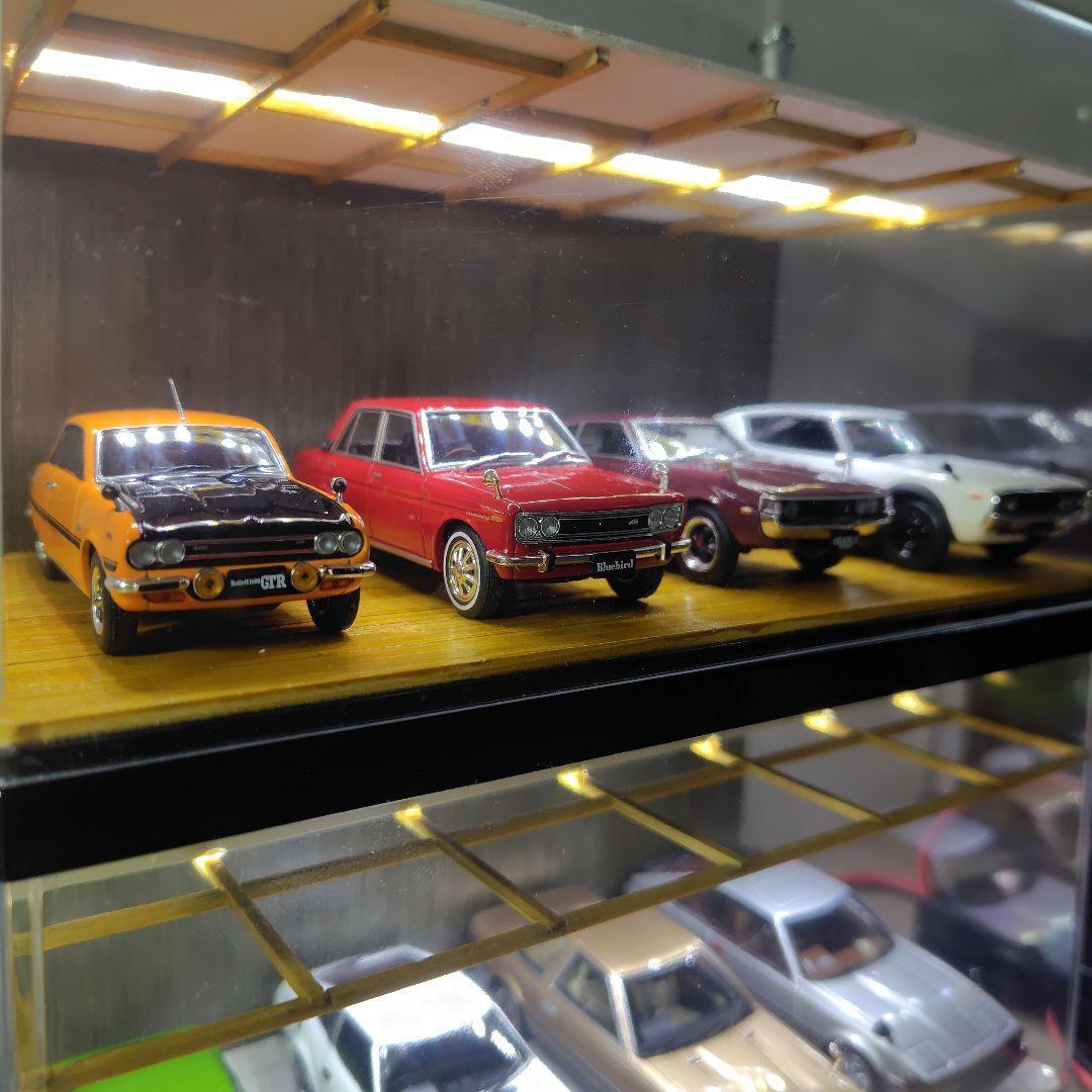 国産名車展示場風ジオラマ
