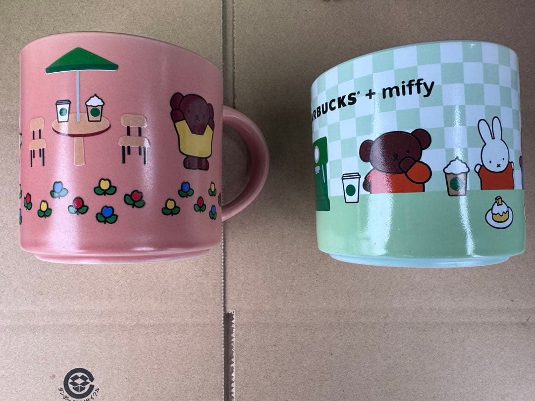 STARBUCKS + miffy マグカップ 2個セット 海外限定
