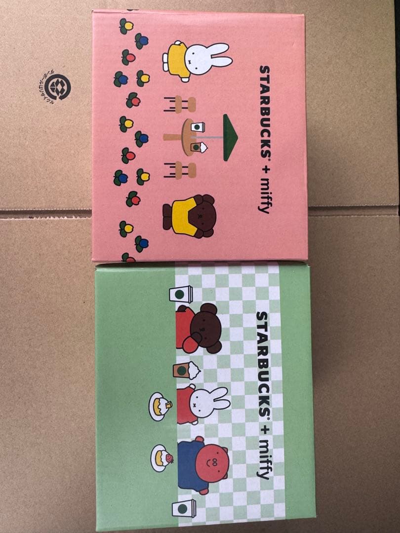 STARBUCKS + miffy マグカップ 2個セット 海外限定